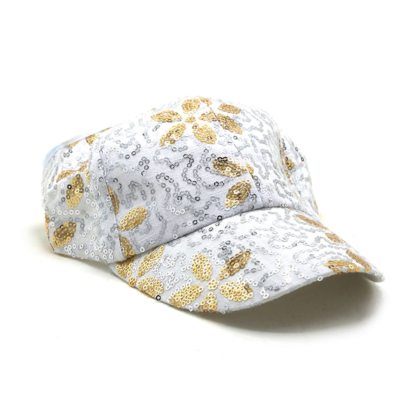 Girls P Cap - White