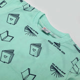 Boys Half Sleeves T-Shirt - Cyan, Boys T-Shirts, Chase Value, Chase Value