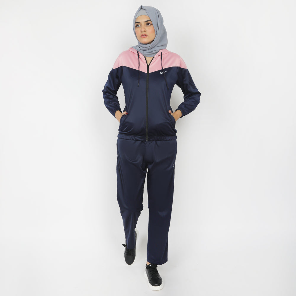 Women's Full Sleeves Track Suit - Pink, Women Two Piece Outfit, Chase Value, Chase Value