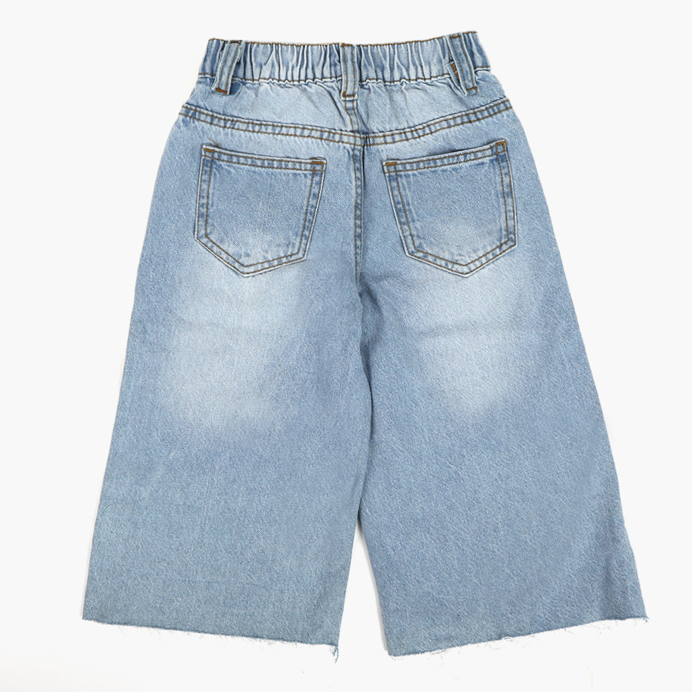 Eminent Girls Denim Capri - Ocean Blue, Girls Pants & Capri, Eminent, Chase Value