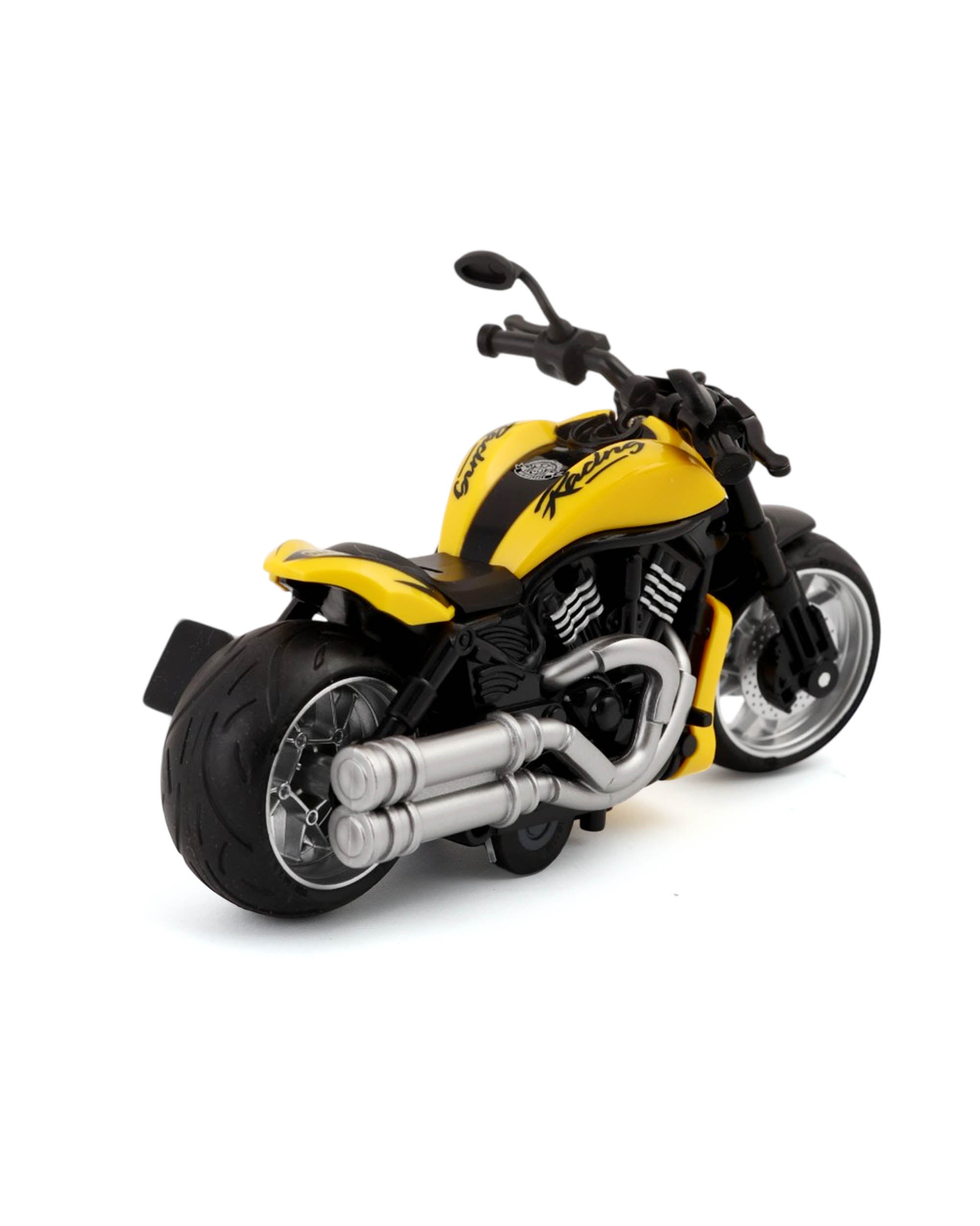 Die-Cast Motorcycle 1:12 with Light and Music