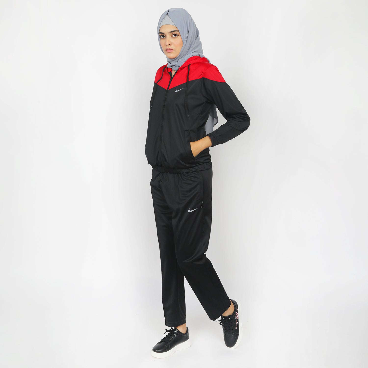 Women's Full Sleeves Track Suit - Red, Women Two Piece Outfit, Chase Value, Chase Value
