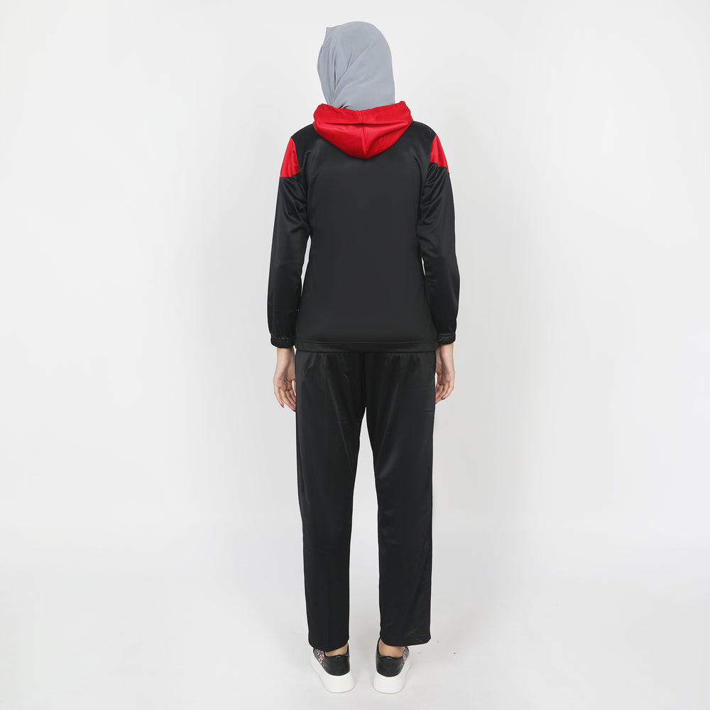 Women's Full Sleeves Track Suit - Red, Women Two Piece Outfit, Chase Value, Chase Value