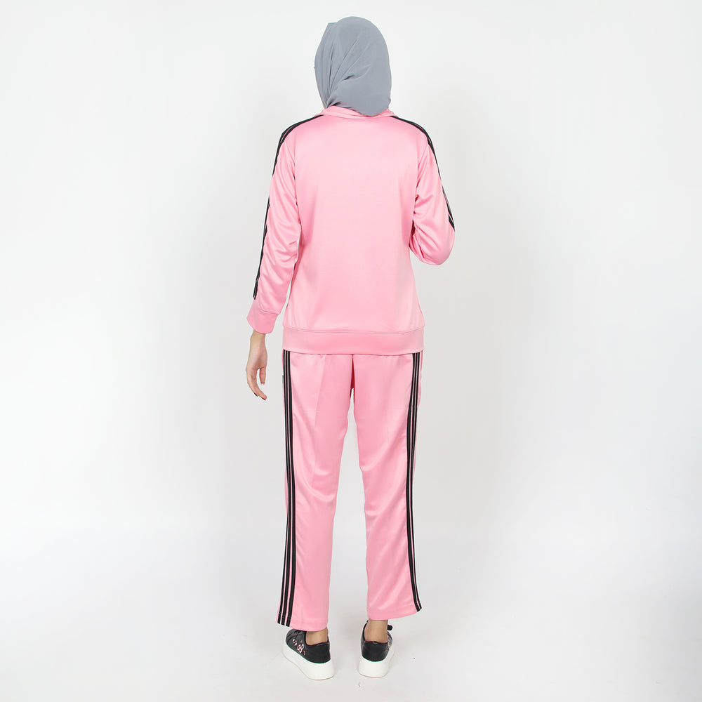 Women's Full Sleeves Track Suit - Pink, Women Two Piece Outfit, Chase Value, Chase Value