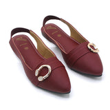 Valuable Women's Sandal - Maroon, Women Sandals, Chase Value, Chase Value
