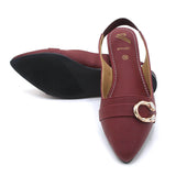 Valuable Women's Sandal - Maroon, Women Sandals, Chase Value, Chase Value