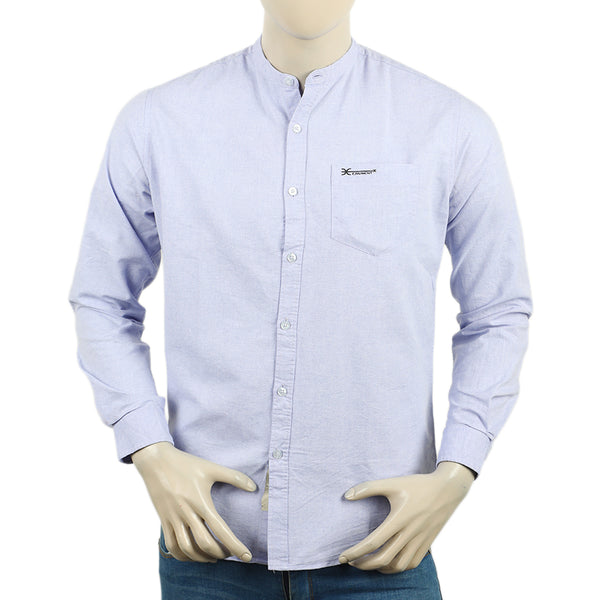 Eminent Men's Casual Chambray Shirt - Sky Blue