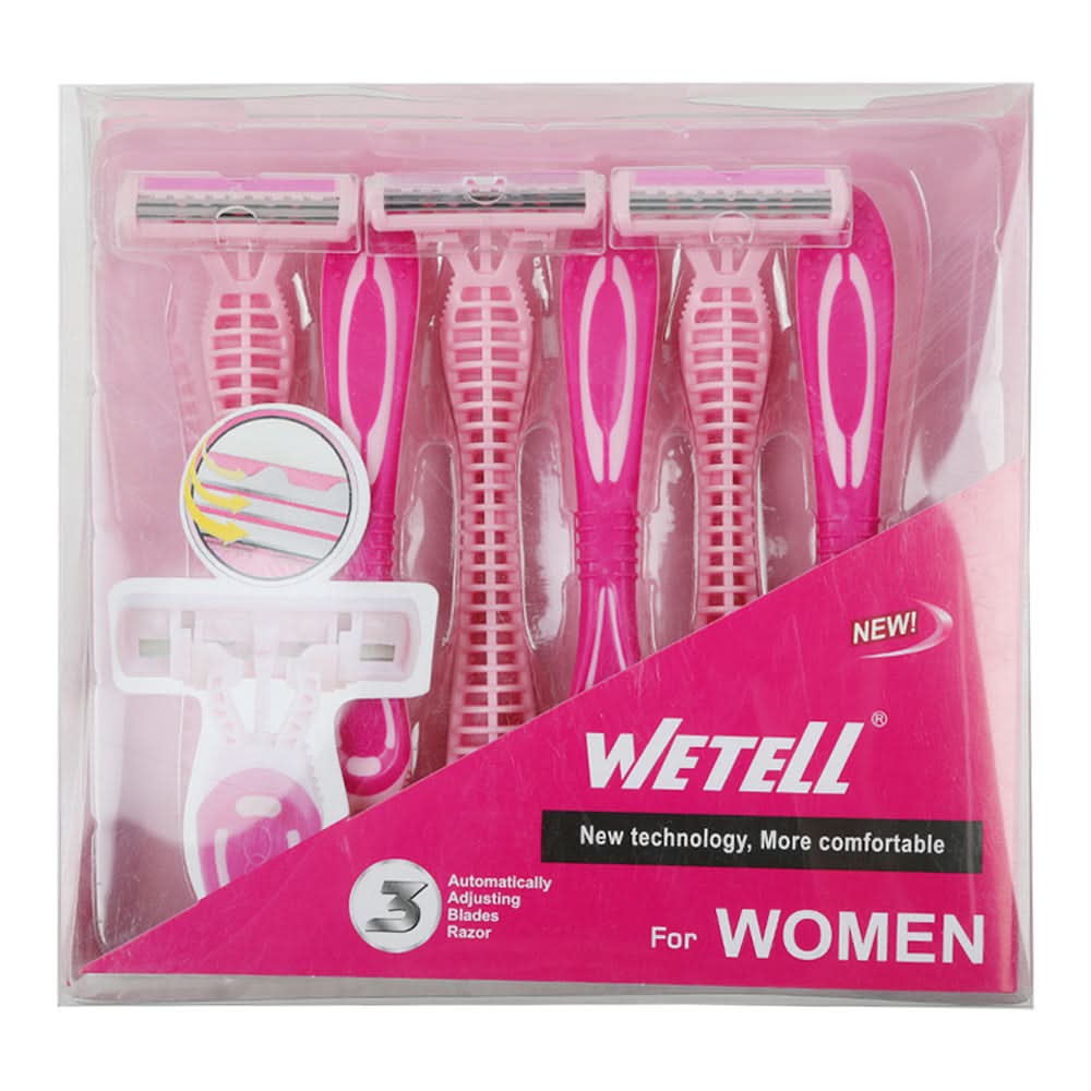 Wetell Razor Women Pack of 6, Razor & Cartridges, Wetell, Chase Value