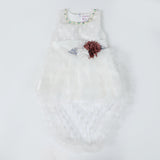 Newborn Girls Frock - White, Newborn Girls Frocks, Chase Value, Chase Value