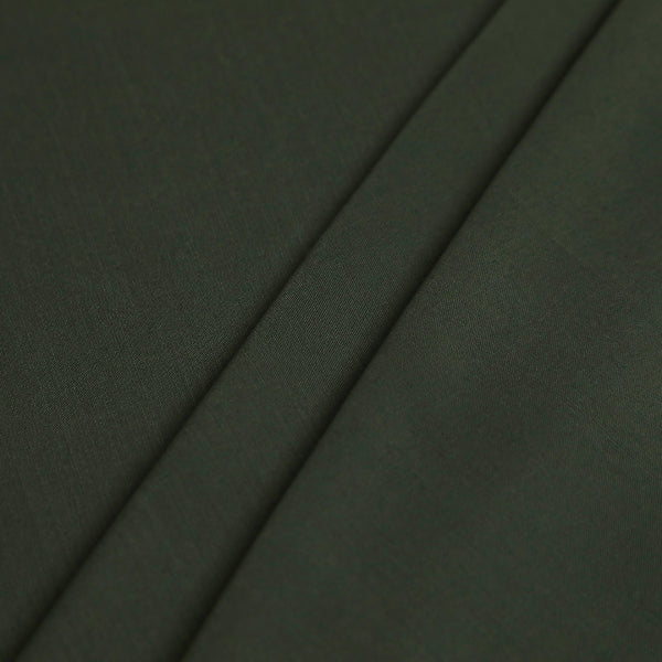 Men's Sharjah Boski Plain Unstitched Suit - Olive Green