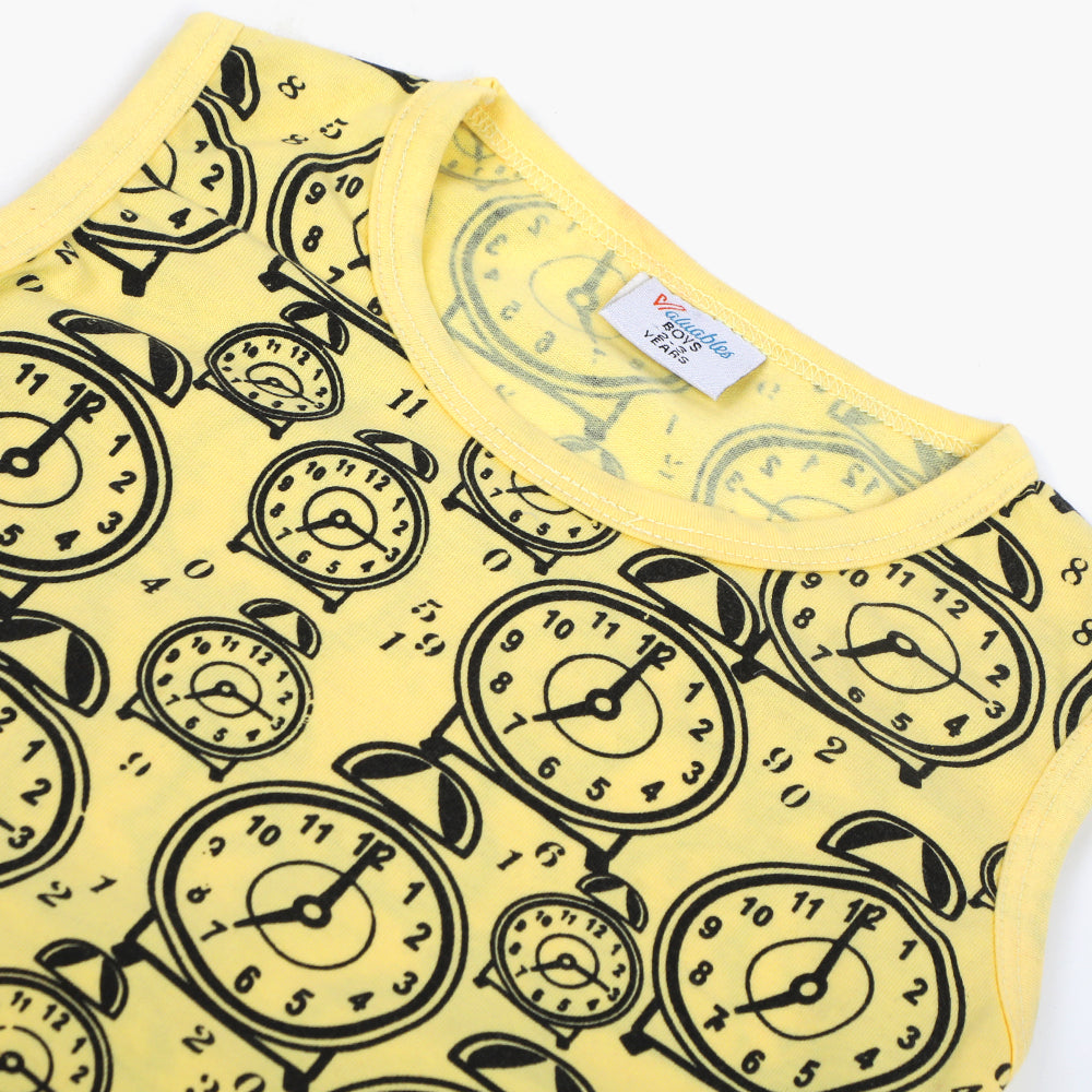 Boys Sando T-Shirt - Yellow, Boys Sando, Chase Value, Chase Value