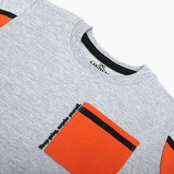 Eminent Boys T-Shirt - Ash Grey