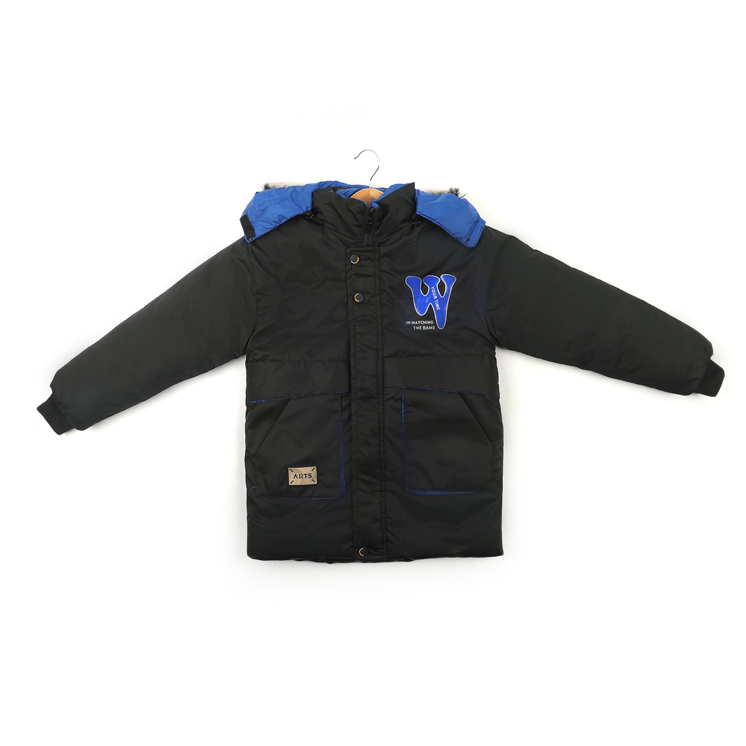 Boys Full Sleeves Jacket - Black, Boys Jackets & Blazers, Chase Value, Chase Value