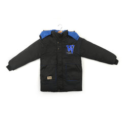 Boys Full Sleeves Jacket - Black