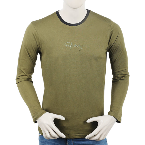 Eminent Men's Round Neck Full Sleeves T-Shirt - Beach