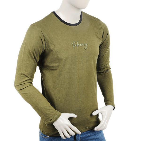 Eminent Men's Round Neck Full Sleeves T-Shirt - Beach