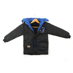 Boys Full Sleeves Jacket - Black