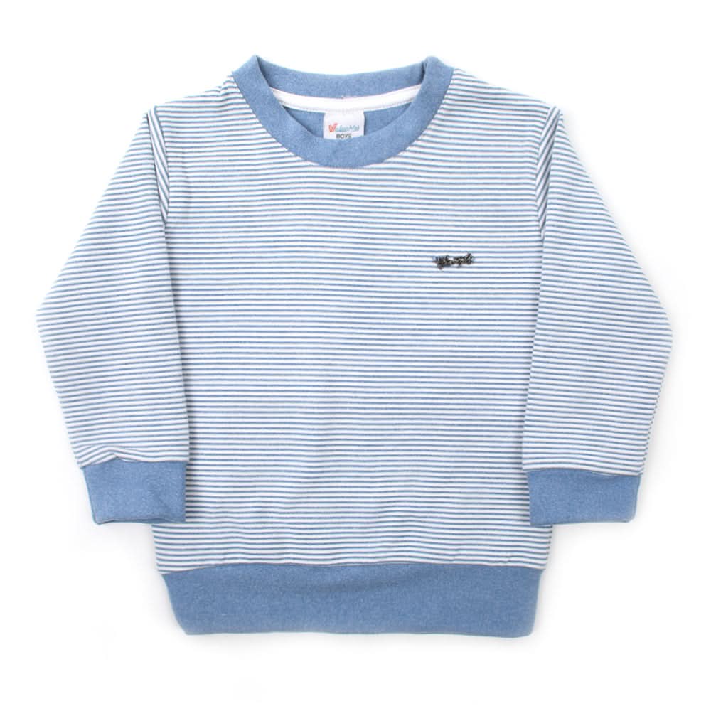 Boys Full Sleeves T-Shirt - Blue, Boys T-Shirts, Chase Value, Chase Value