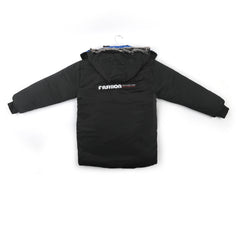 Boys Full Sleeves Jacket - Black