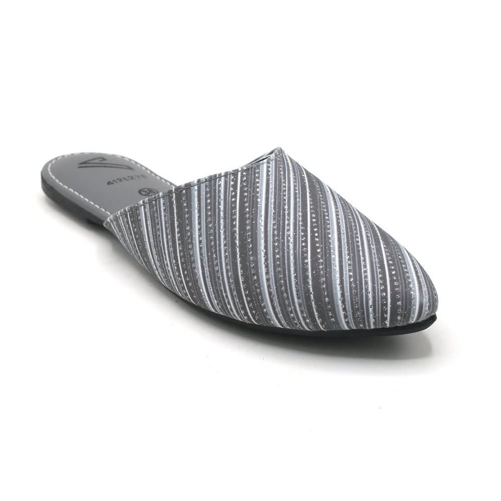 Women's Backless Pump - Grey, Women Backless Pumps, Chase Value, Chase Value