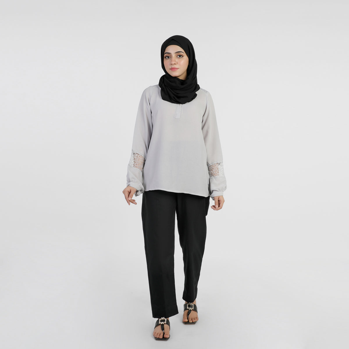 Women's Western Top - Grey, Women T-Shirts & Tops, Chase Value, Chase Value