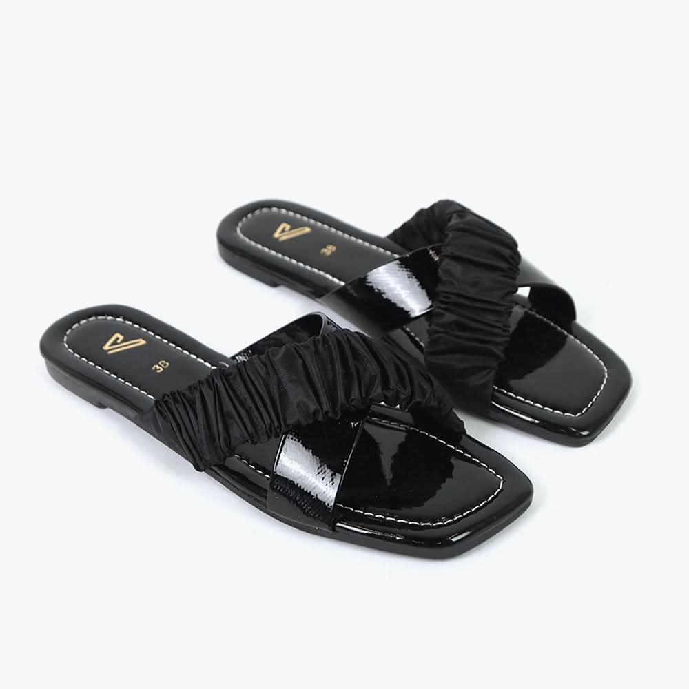 Women's Slipper - Black, Women Slippers, Chase Value, Chase Value