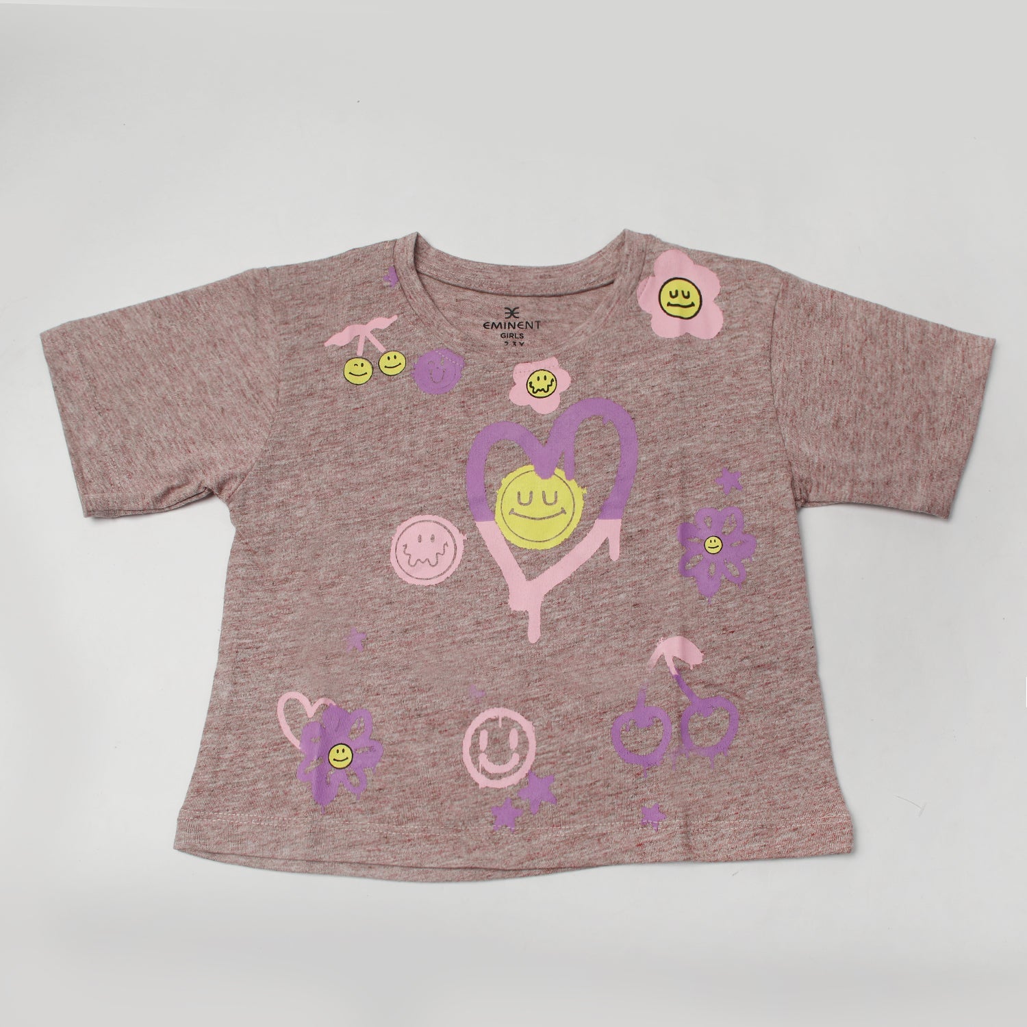 Eminent Girl's Half Sleeves T-Shirt - Sand, Girls T-Shirts, Eminent, Chase Value