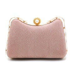 Women's Fancy Clutch - Peach