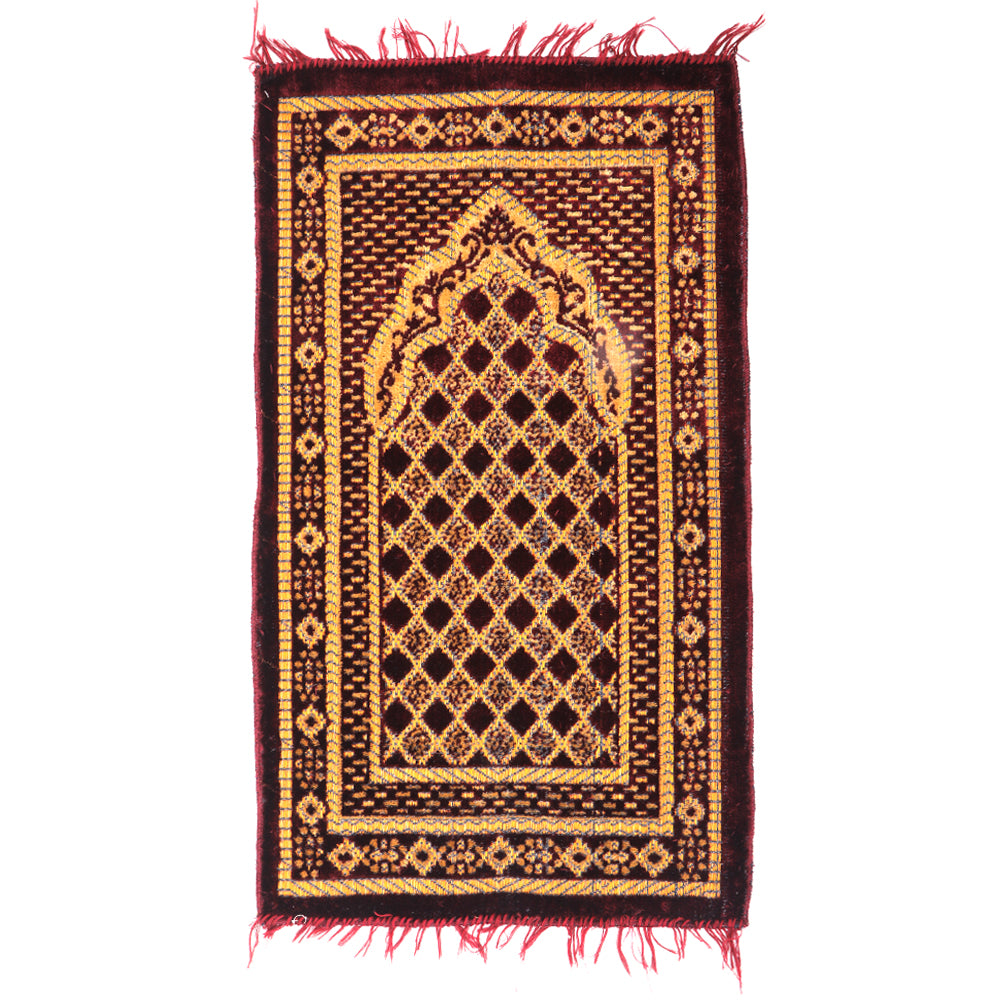Ja-e-Namaz Prayer Mat - Maroon, Prayer Accessories, Chase Value, Chase Value