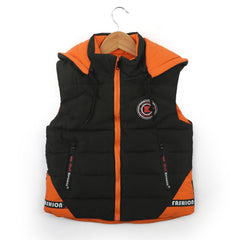 Boys Full Sleeves Jacket - Orange