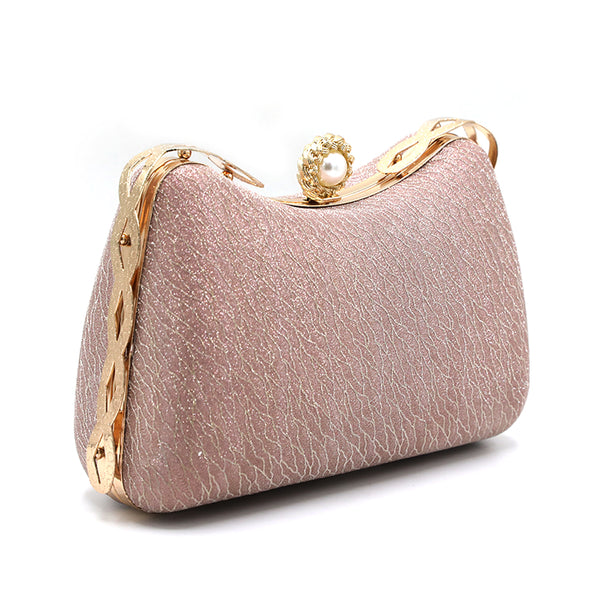 Women's Fancy Clutch - Peach