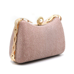 Women's Fancy Clutch - Peach