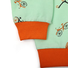 Boys Full Sleeves SweatShirt - Light Green