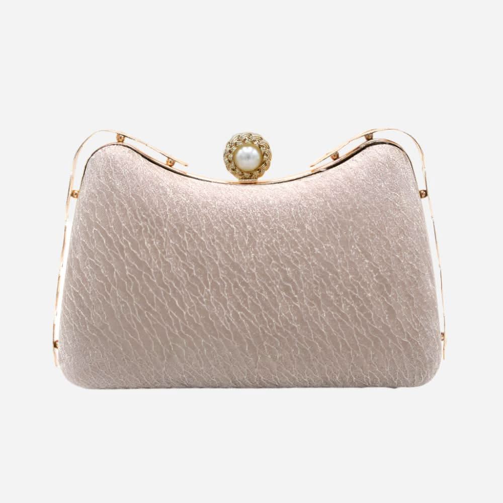 Women's Fancy Clutch - Golden, Women Clutches, Chase Value, Chase Value