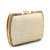 Women's Fancy Clutch - Golden, Women Clutches, Chase Value, Chase Value