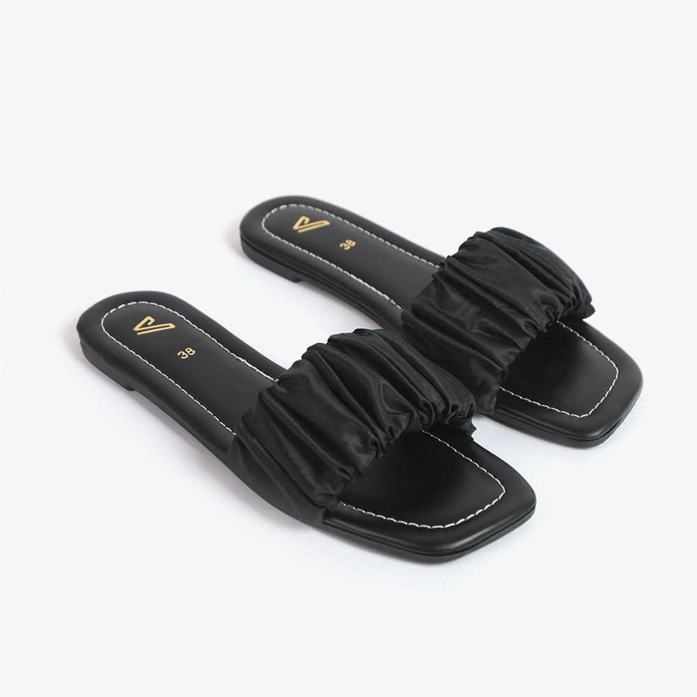 Women's Slipper - Black, Women Slippers, Chase Value, Chase Value