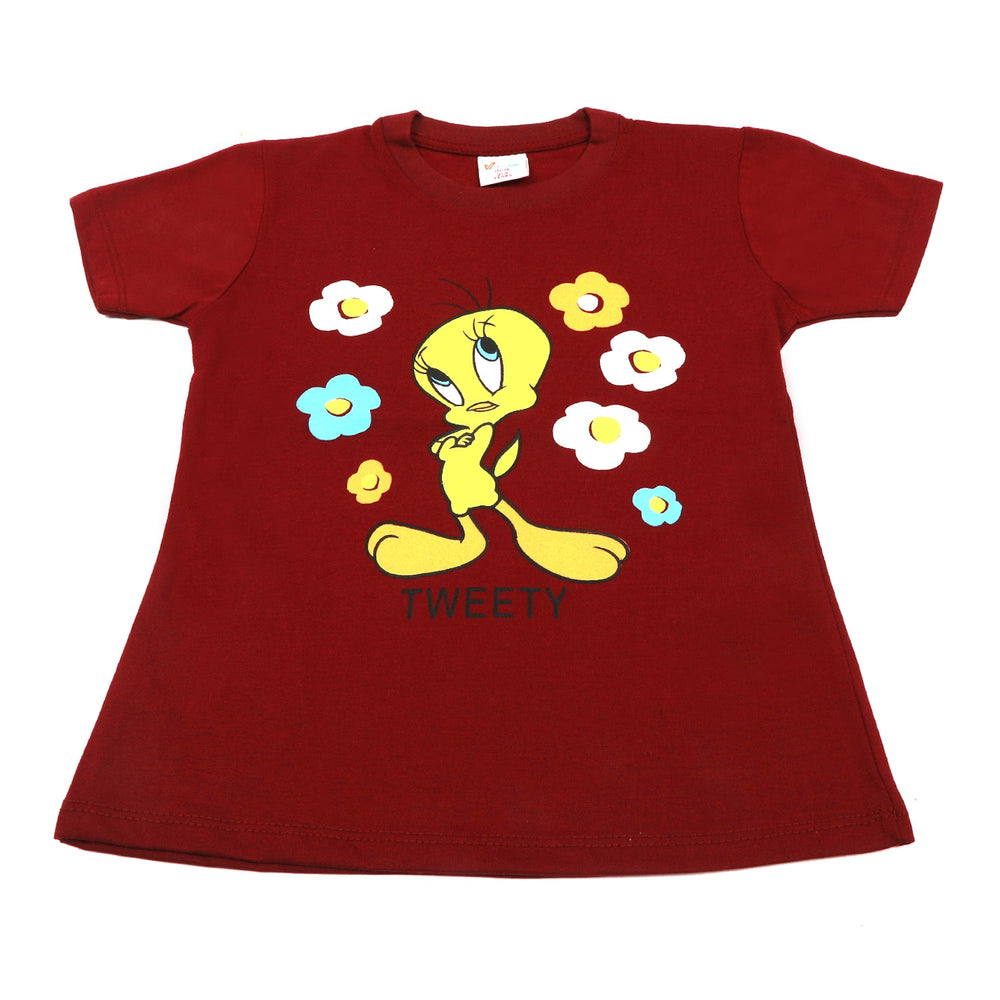 Girls Half Sleeves T-Shirt, Girls T-Shirts, Chase Value, Chase Value