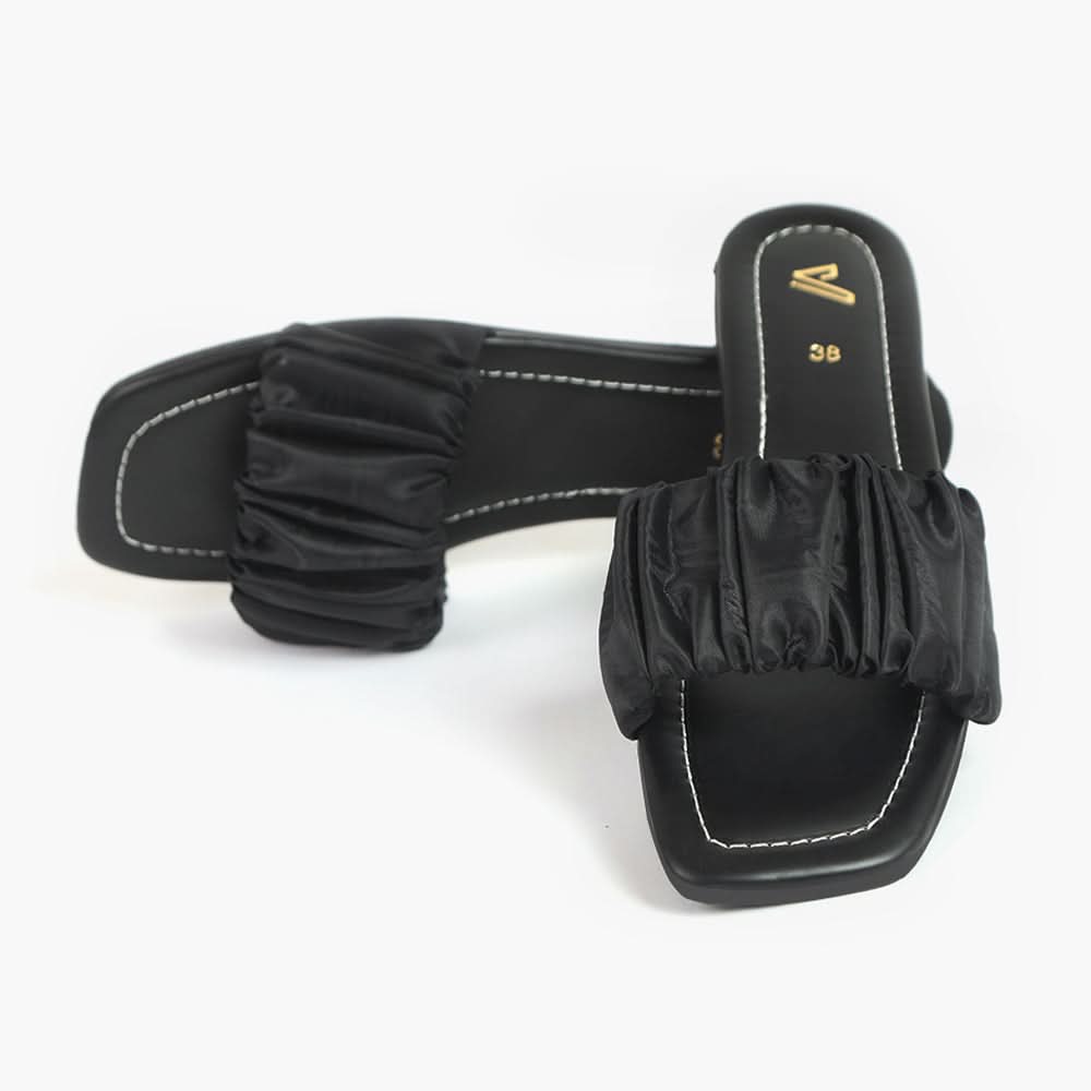 Women's Slipper - Black, Women Slippers, Chase Value, Chase Value