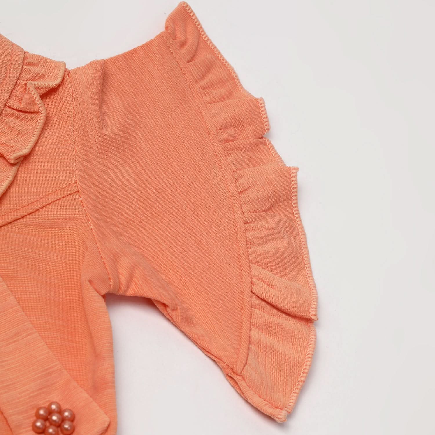 Girls Half Sleeves Suits - Peach, Girls Suits, Chase Value, Chase Value