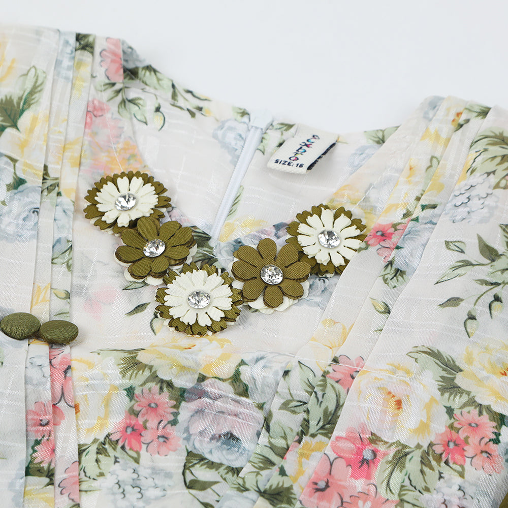 Girls Co-Ord Set - Olive Green, Girls Suits, Chase Value, Chase Value