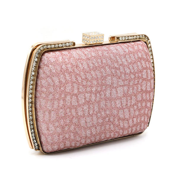 Women's Fancy Clutch - Peach