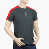 Men's Round Neck Half Sleeves T-Shirt - Grey, Men's T-Shirts & Polos, Chase Value, Chase Value