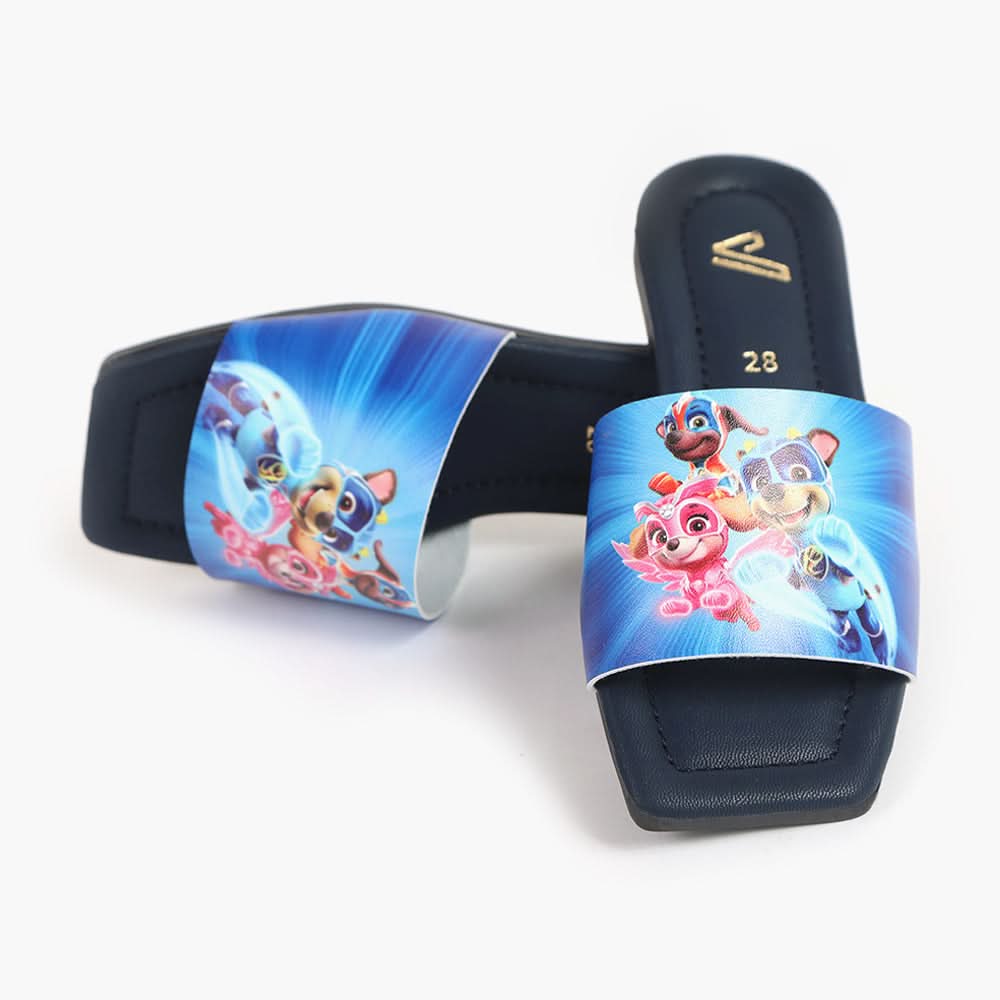 Girls Slipper - Blue, Girls Slippers, Chase Value, Chase Value