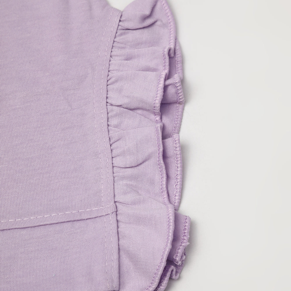 Girls Half Sleeves Suits - Purple, Girls Suits, Chase Value, Chase Value