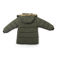 Boys Full Sleeves Jacket - Olive