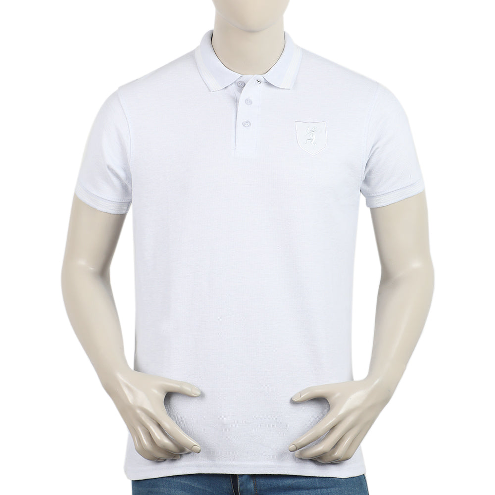 Men's Half Sleeves Polo T-Shirt - Light Blue, Men's T-Shirts & Polos, Chase Value, Chase Value