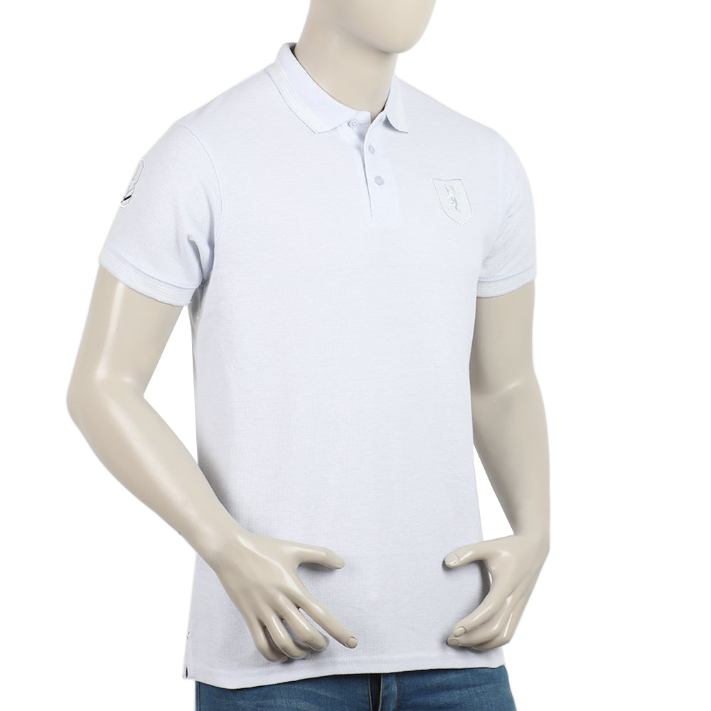 Men's Half Sleeves Polo T-Shirt - Light Blue, Men's T-Shirts & Polos, Chase Value, Chase Value