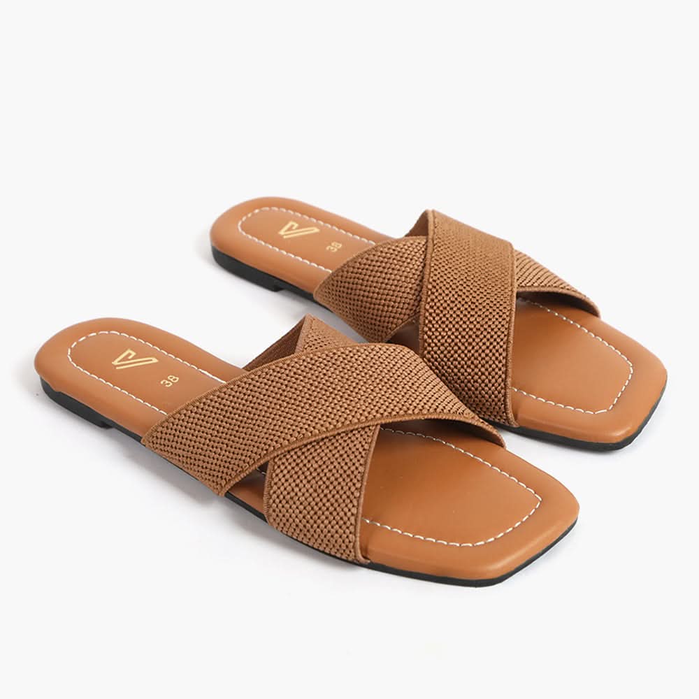 Women's Slipper - Mustard, Women Slippers, Chase Value, Chase Value