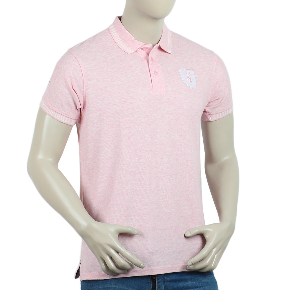 Men's Half Sleeves Polo T-Shirt - Light Pink, Men's T-Shirts & Polos, Chase Value, Chase Value