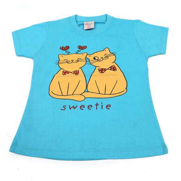 Girls Half Sleeves T-Shirt